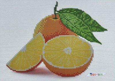 А5-Д-061 Апельсин, набор для вышивки бисером картины А5-Д-061 фото