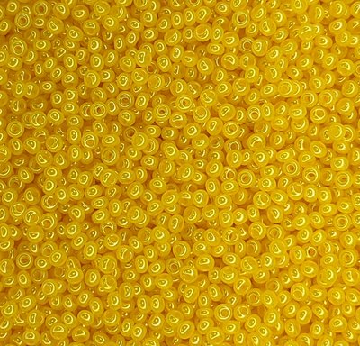17386 чеський бісер Preciosa 10 грам алебастровий жовтий Б/50/0274 фото