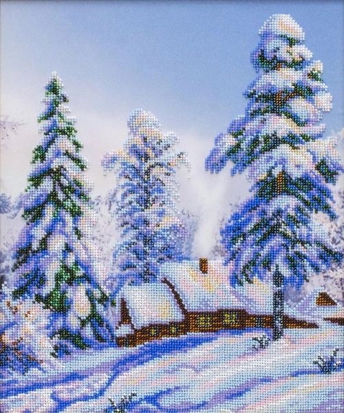 Т-1278 Снежная зима, набор для вышивки бисером картины Т-1278 фото