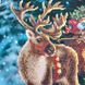 ЗПНМ-012 Рождественский олень, набор для вышивки бисером картины ЗПНМ-012 фото 6