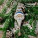 FLK-457 Санта у синьому набір для вишивання бісером по дереву ялинкової прикраси FLK-457 фото 2