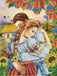 БС 3413 Українське кохання восени, набір для вишивки бісером картини з парою