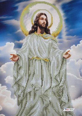 В724 Иисус, набор для вышивки бисером иконы В724 фото