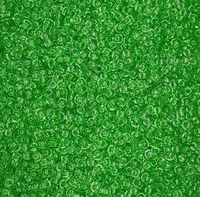 01161 чешский бисер Preciosa 10 грамм прозорий світло-зелений Б/50/0018 фото