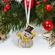КНІ_міні_106 Сніговички набір для вишивання бісером по дереву новорічної іграшки АБВ 00119940 фото 6
