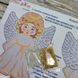 В-001 Ангелочек в золотом набор для вышивки бисером подвески ТА 00818 фото 6