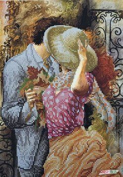 А4-К-629 Couple in Love (21*29,7 cm), bead embroidery picture kit