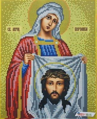 346 Святая Вероника, набор для вышивки бисером именной иконы 346 фото