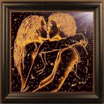 НИК-8526 Неземне кохання (25*25 см), схема для вишивки бісером картини схема-к-НИК-8526 фото