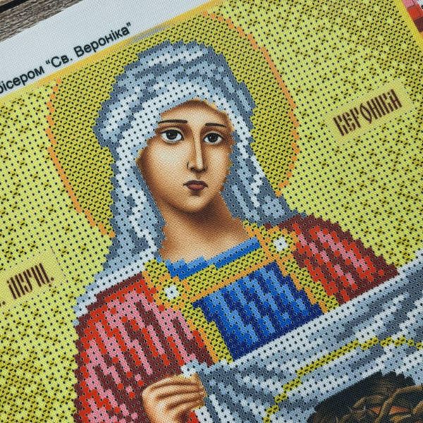 346 Свята Вероніка, набір для вишивки бісером ікони АБВ 00018373 фото