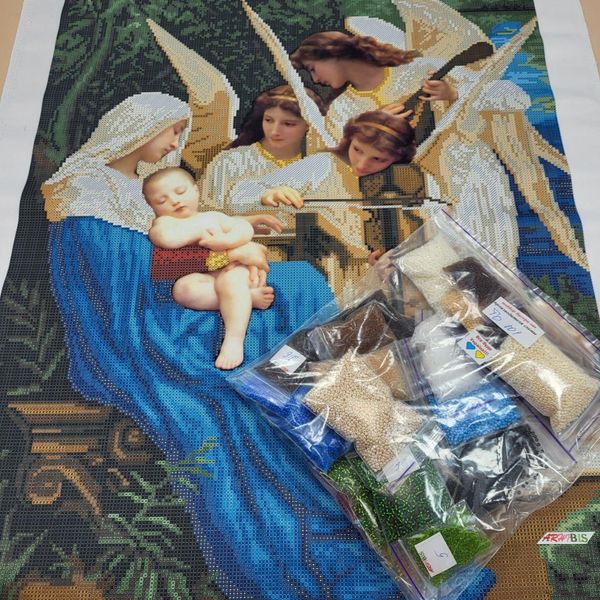 ТО101 Песня Ангелов, набор для вышивки бисером иконы Бугро ТО101 фото