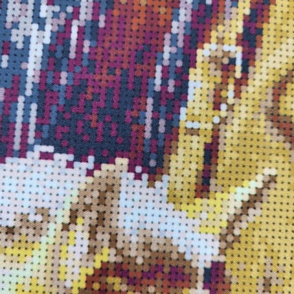 Т-0208 Mother's Tenderness (33*34,5 cm), bead embroidery pattern of the picture with horses