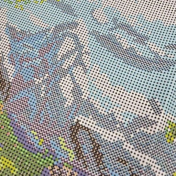 НИК-1352 Горный водопад, набор для вышивки бисером картины nik-1352 фото