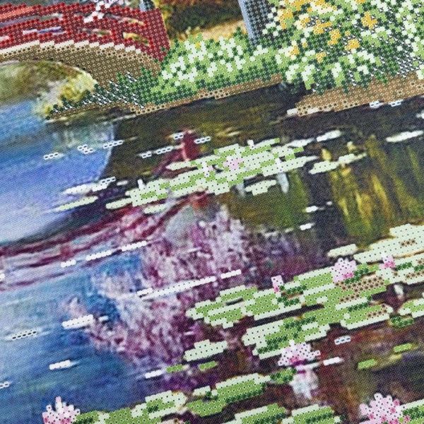 А2-К-1351 Цветущий сад, набор для вышивки бисером картины А2-К-1351 фото