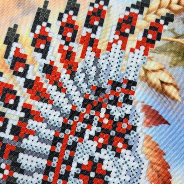 КВ_3032 Stork (29.5 x 29.5 cm), bead embroidery kit