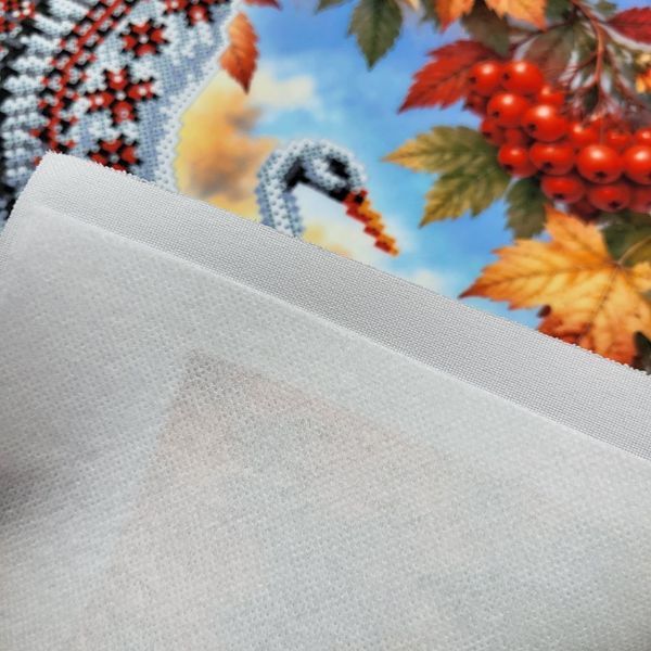 КВ_3032 Stork (29.5 x 29.5 cm), bead embroidery kit