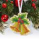 КНІ_міні_104 Рождественские игрушки набор для вышивки бисером по дереву ВР 04044 фото 5