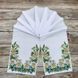 8040 Bead embroidery blank for a large towel 220*30 cm with wild flowers