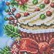 БС-4311 Christmas Cake (19*23 cm), bead embroidery kit of the picture