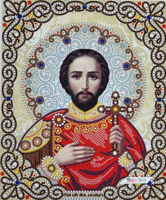 ЖЛ-4726 Святий Олександр, набір для вишивання бісером ікони ЖЛ-4726 фото