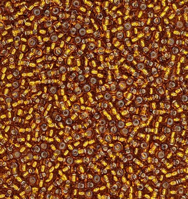 17090 чеський бісер Preciosa 10 грам вогник коричнево-золотистий Б/50/0247 фото
