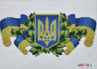 А5-Д-039 Украинская символика, набор для вышивки бисером картины А5-Д-039 фото