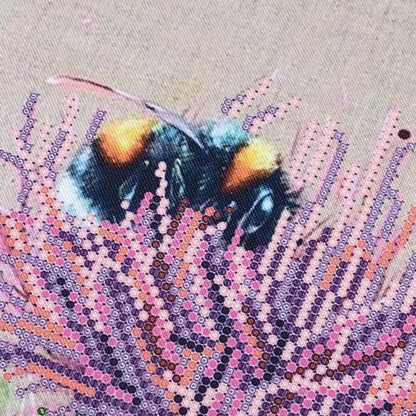 TA-459 Thistle (30*30 cm), bead embroidery kit of the picture