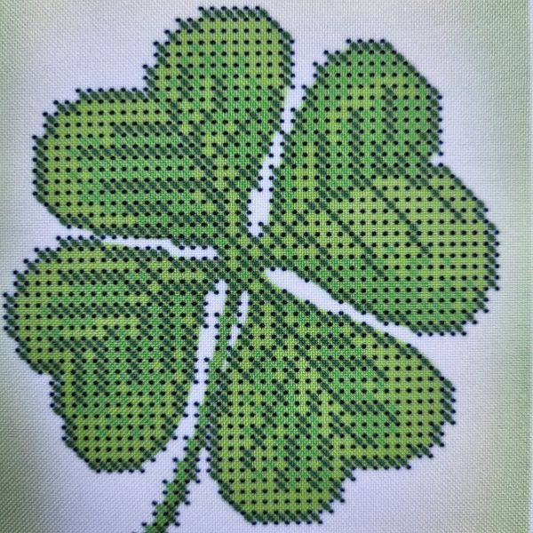 А6-Д-063 Clover (10,5*15 cm), bead embroidery picture kit