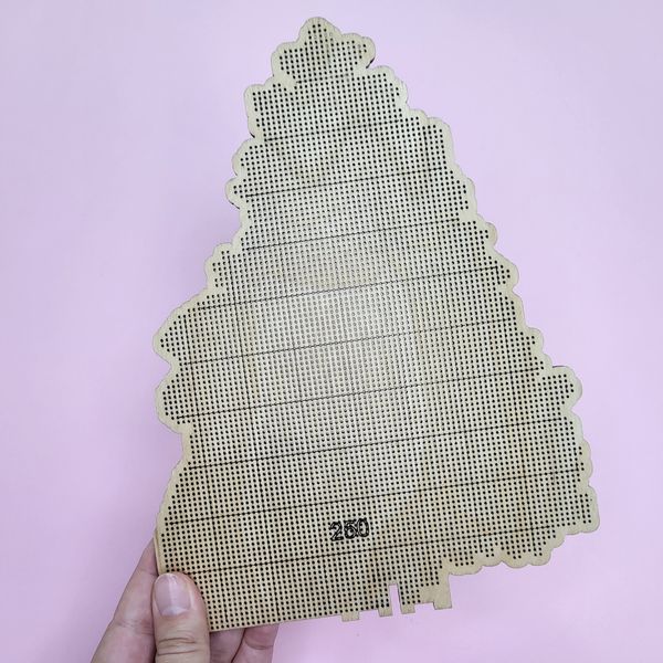 92030250 Елка Mini набор для вышивки бисером по дереву БА 001645 фото