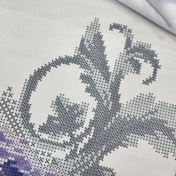 8060 Large Wedding Towel 220*30 cm with peonies, bead embroidery kit