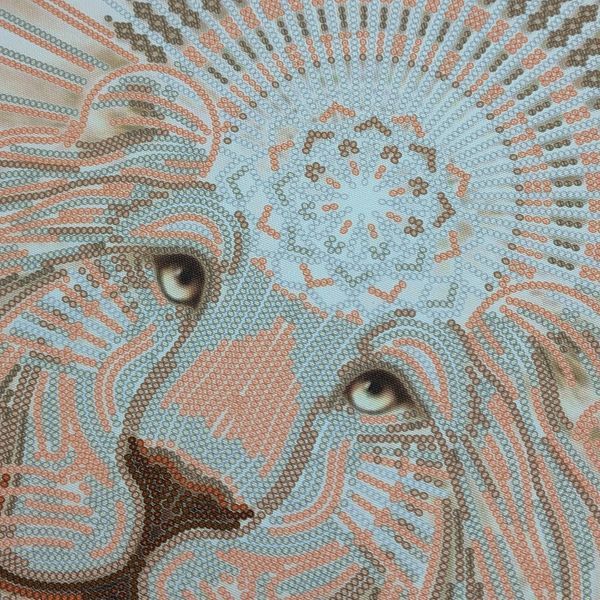 ТК-092 Wise Kazi (30*40 cm), bead embroidery pattern of the picture with a lion