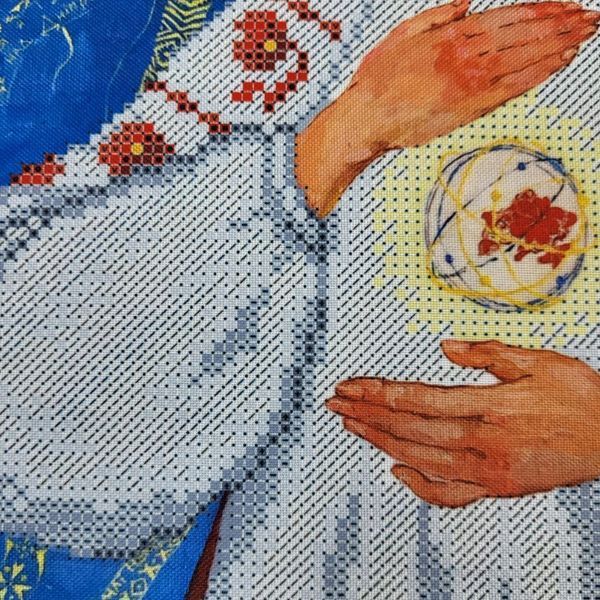 ТЛ049 Україна захищає світ (30*40 см), схема для вишивки бісером картини схема-бв-ТЛ049 фото
