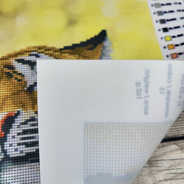 Т-0815 Devotion (31*23 cm), bead embroidery pattern of the picture with tigers