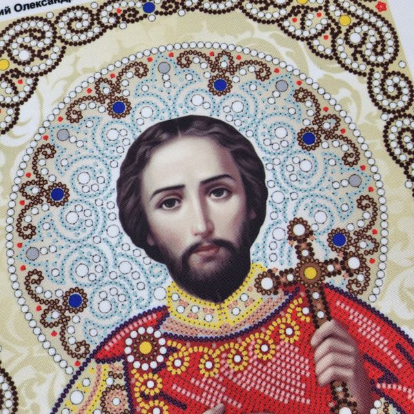 ЖЛ-4726 Святий Олександр, набір для вишивання бісером ікони ЖЛ-4726 фото