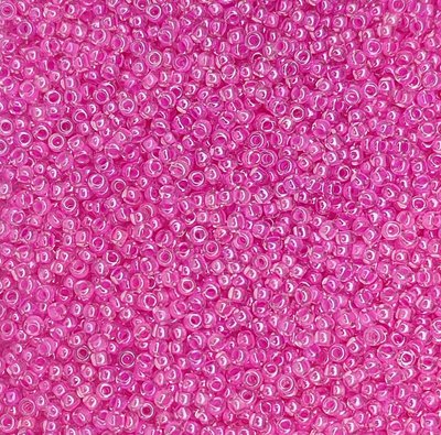 38125 чешский бисер Preciosa 10 грамм прокрашенный розовый насыщенный Б/50/0410 фото