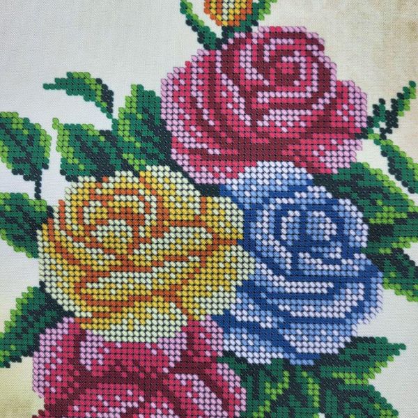 А4Н_235 Рози, набор для вышивки бисером картины ВР 01608 фото