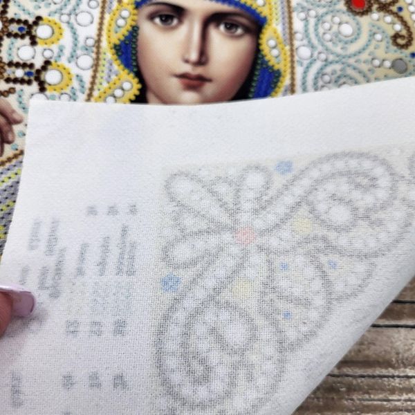 ЖЛ-4724 Святая Татьяна в жемчуге и кристаллах, набор для вышивки бисером иконы ЖЛ-4724 фото