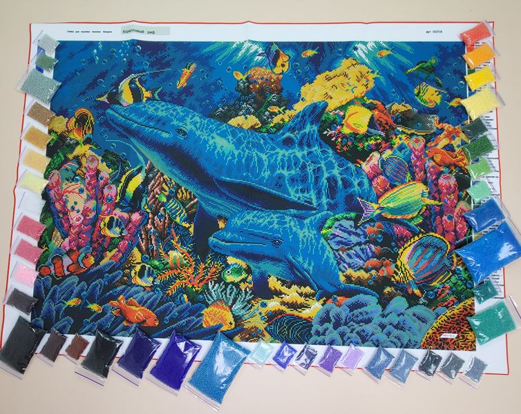 ОСП-8 Коралловый риф, набор для вышивки бисером картины ОСП-8 фото