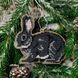 FLK-461 Кролик набір для вишивання бісером по дереву ялинкової прикраси FLK-461 фото 2