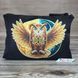 Cosmetic Bag_314 Owl (25,5*17*3,5 cm), bead embroidery blank for a cosmetic bag
