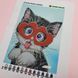 А5-Д-464 Cat in a Mask (14,8*21 cm), bead embroidery kit of the picture