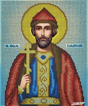 А4Р_373 Saint Vladislav of Serbia (23*19 cm), bead embroidery kit