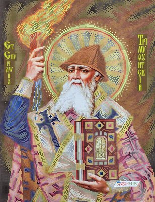 СМС Святий мученик Спиридон, набір для вишивки бісером ікони СМС фото