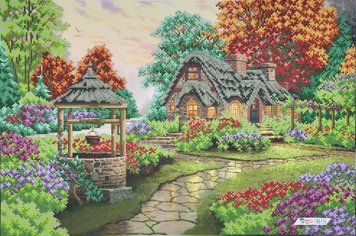 3104 Little House (36*54 cm), bead embroidery pattern of the picture