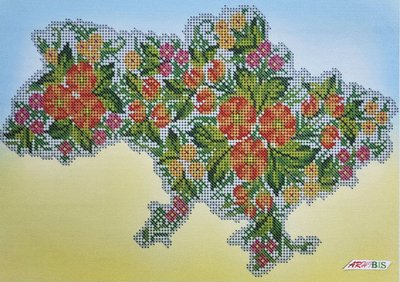 А4-К-1242 Цветущая Украина, набор для вышивки бисером картины А4-К-1242 фото