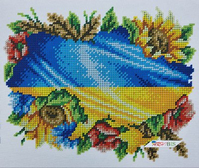 А4Н_535 Цветущая Украина, набор для вышивки бисером картины А4Н_535 фото