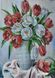 А4-К-1086 Букет тюльпанів, набір для вишивання бісером картини А4-К-1086 фото 1