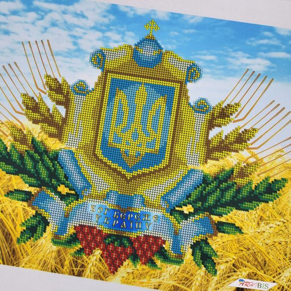 А3Н_227 Бог береже Україну, набір для вишивання бісером картини А3Н_227 фото