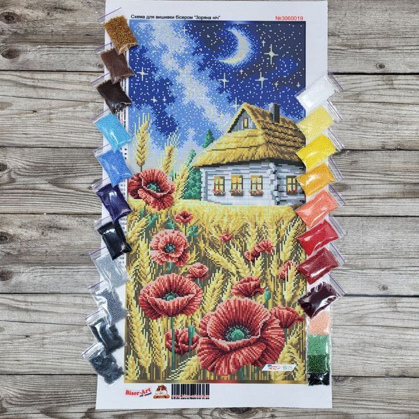 3060019 Starry Night (30*60 cm) (30*60 cm), bead embroidery kit of the picture