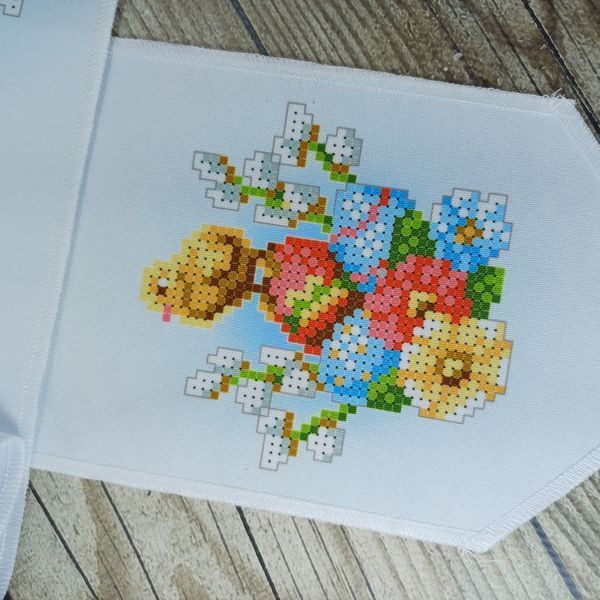 БК_096 Easter Bow with Pysanky (11*140 cm), bead embroidery kit
